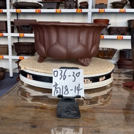 花盆紫砂宜兴紫砂花盆产地直销