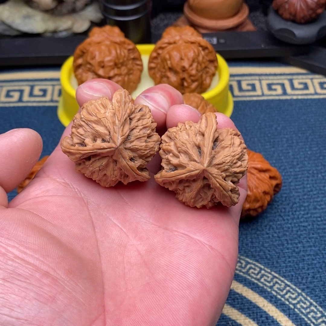 吊坠文玩核桃盘山三棱37尺