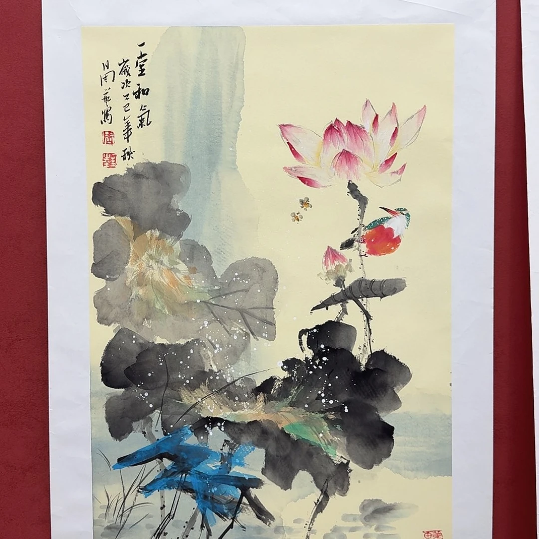 国画国画作品欣赏四尺三开