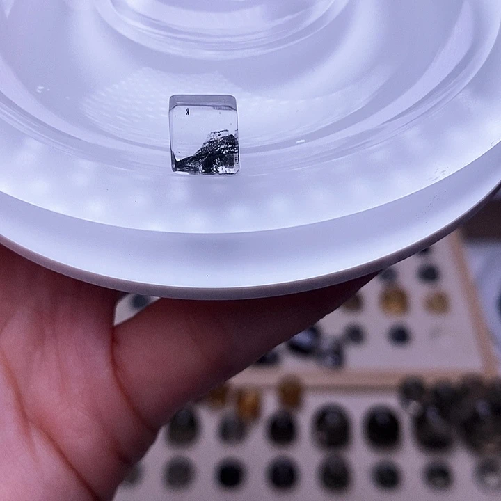 水晶天然水晶定制打孔不退换未镶嵌