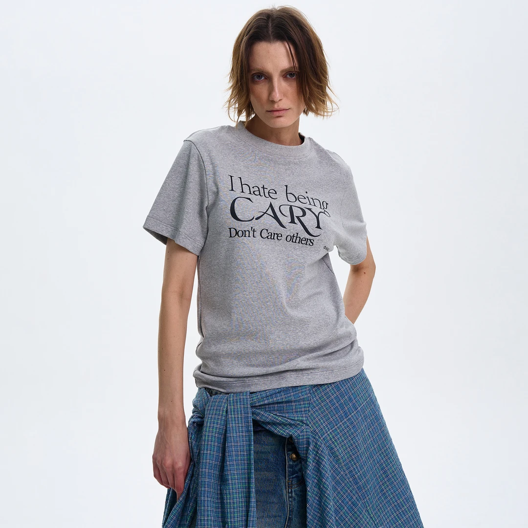 MADWITCH美式街头小圆领字母印花短袖T恤男女修身百搭显瘦上衣ins