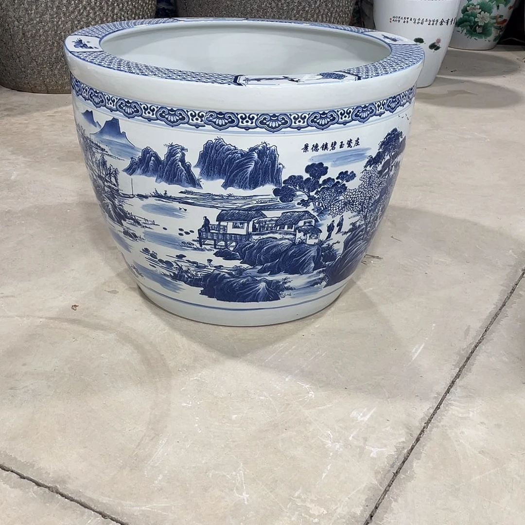 缸瓷器瓷器80高度55瓷器陶瓷