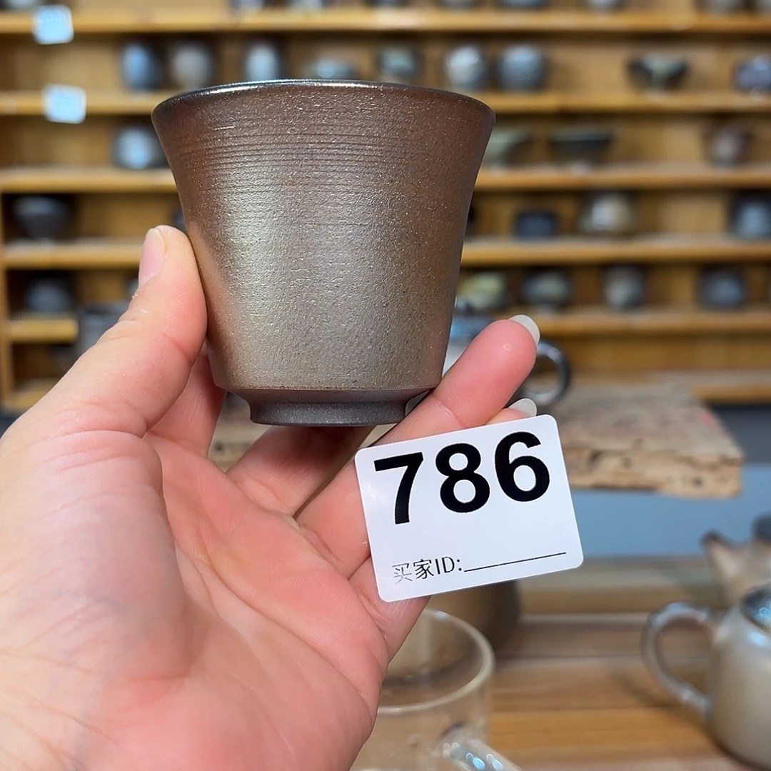 坭兴陶柴烧全手工原矿泥料杯