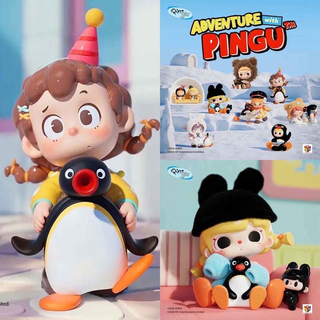 【正版代拆】X11Pingu45周年暖心奇遇系列潮玩盲盒