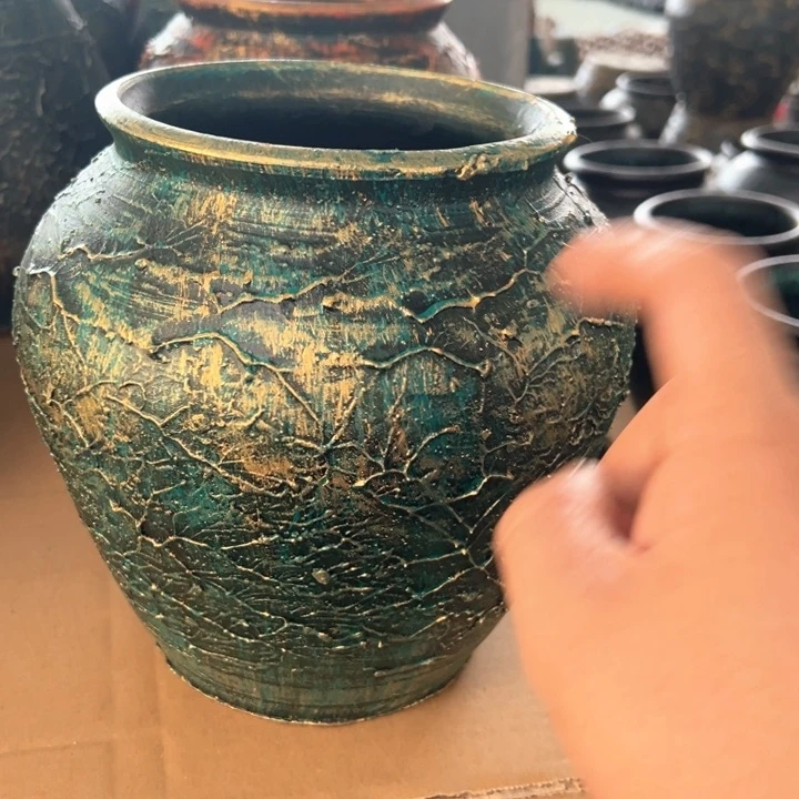 16.9-1微瑕土陶30绿浮