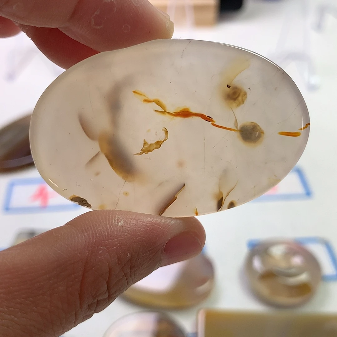 未镶嵌玛瑙/玉髓珠宝半成品