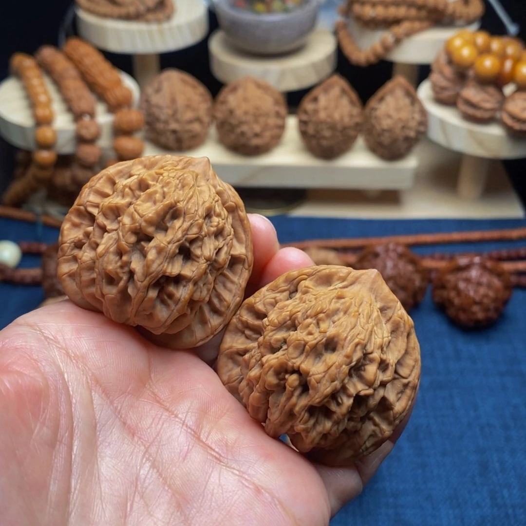 吊坠桃核玉**马麦穗虎头43