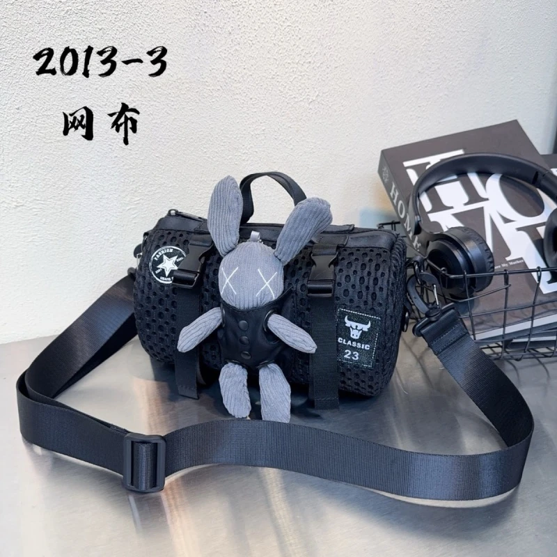 休闲女包单肩新款手提包时尚公仔大容量包包托特斜挎包大包