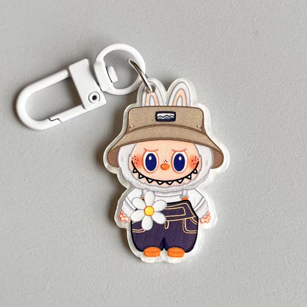 【爬楼】钥匙扣挂件萌粒