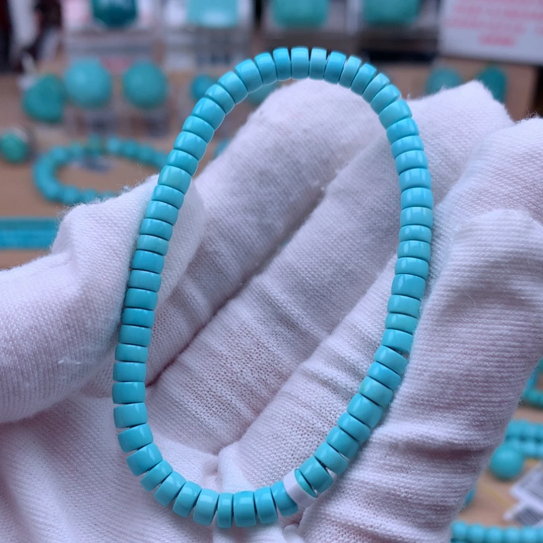 绿松石未镶嵌珠宝奇石4.7mm