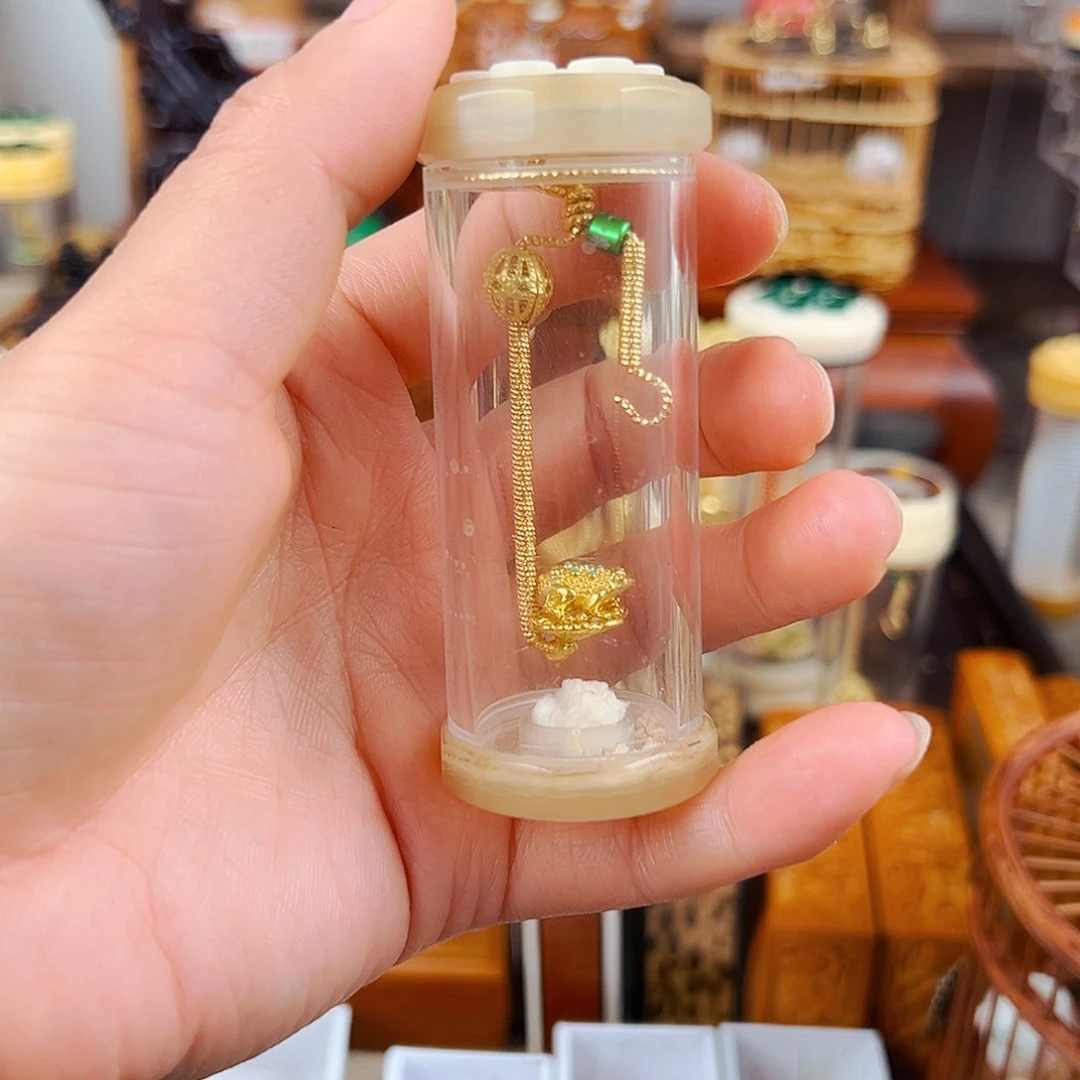 木牛角十二边竹蛉筒➕金蟾攀爬簧➕蓝精灵