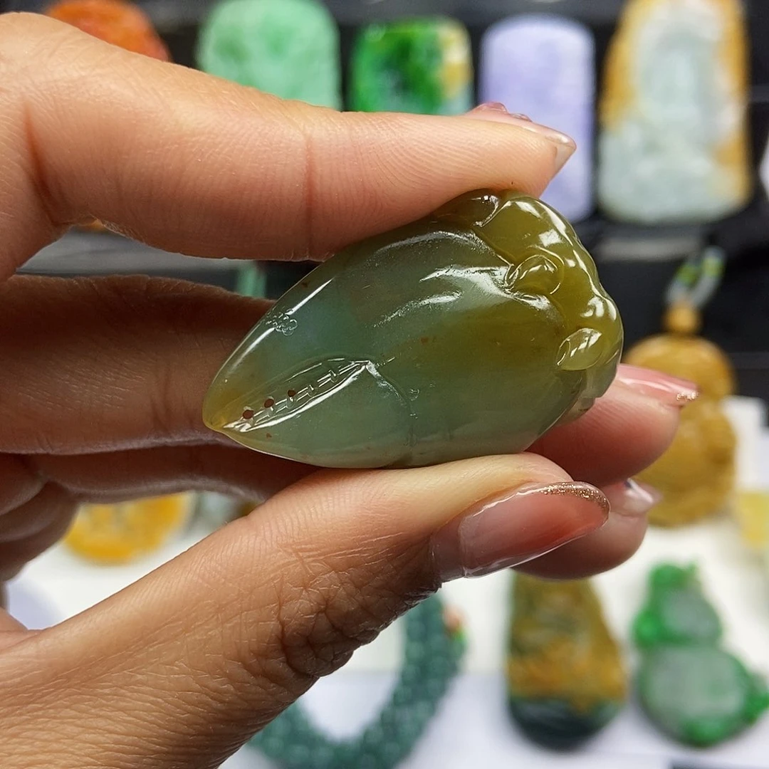 定制翡翠未镶嵌天然缅甸翡翠一物一证