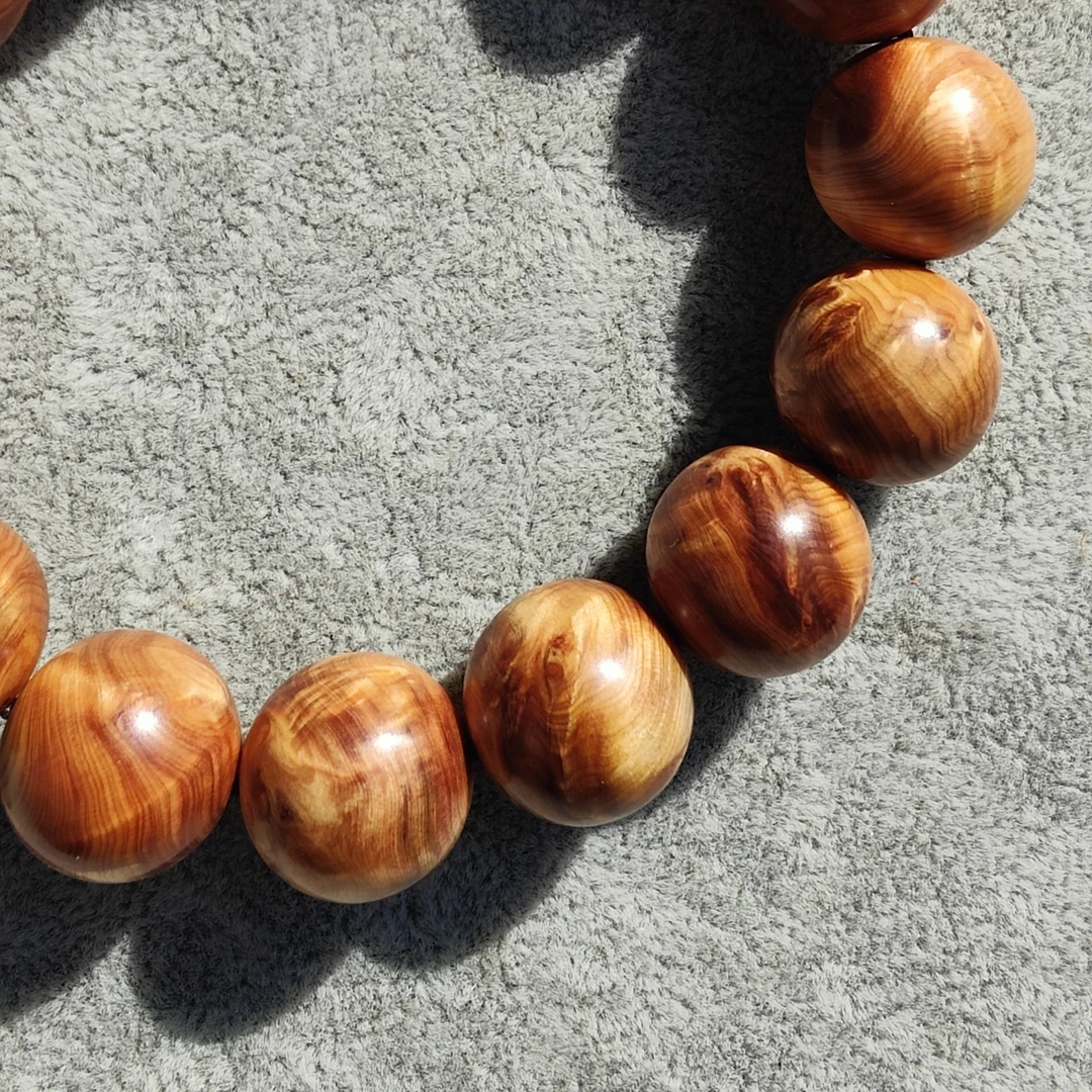 1.5陈化变异爆龙胆闪电纯天然手串1.5