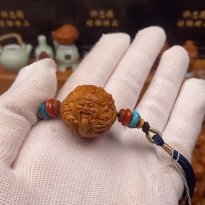 橄榄核吊坠曹华老师横财神