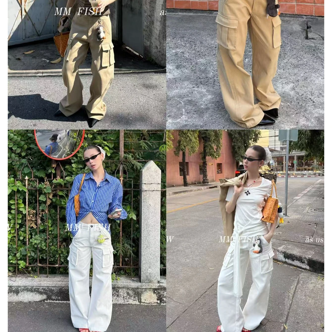 馒头（1mtk057#）延续款！大口袋工装裤 休闲裤 2-16