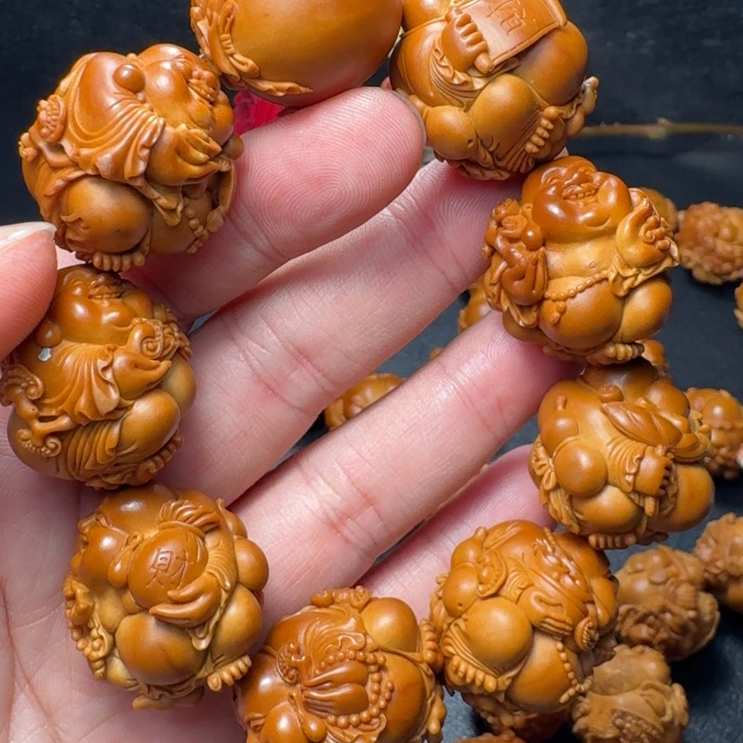 财***我橄榄核手串/手链弥勒