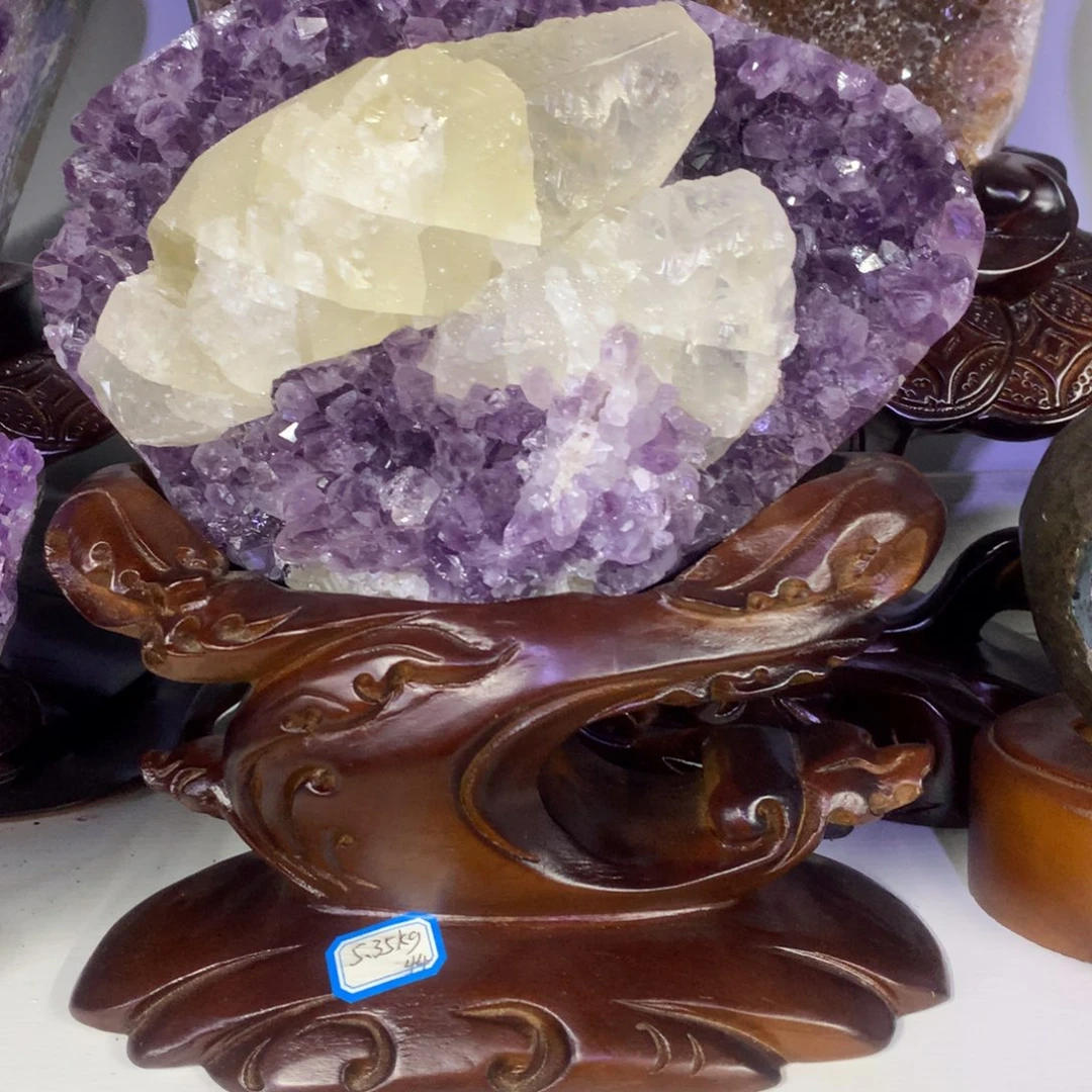 未镶嵌大型摆件（非配饰）紫晶小葛