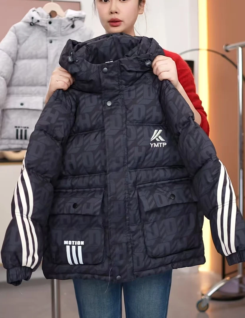 男童冬季新款棉衣中大童洋气冬装宽松休闲棉服保暖外套