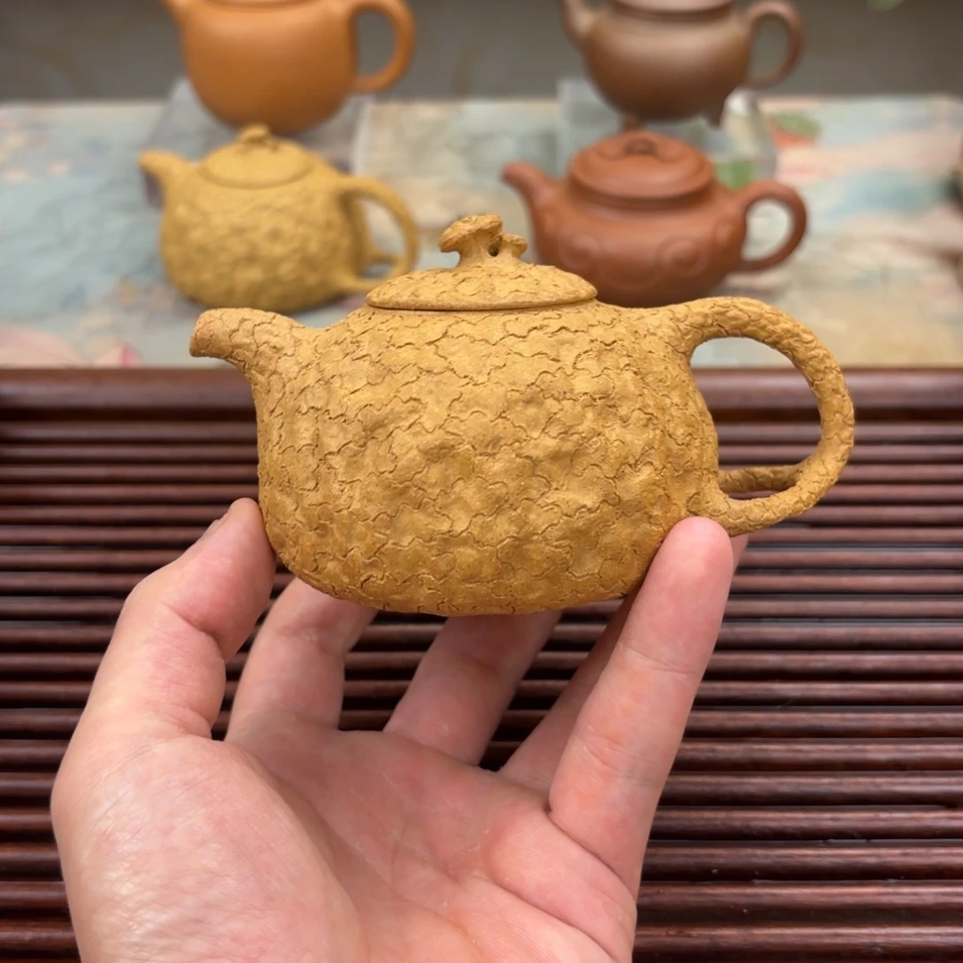 茶壶紫砂供春 半手工 185cc