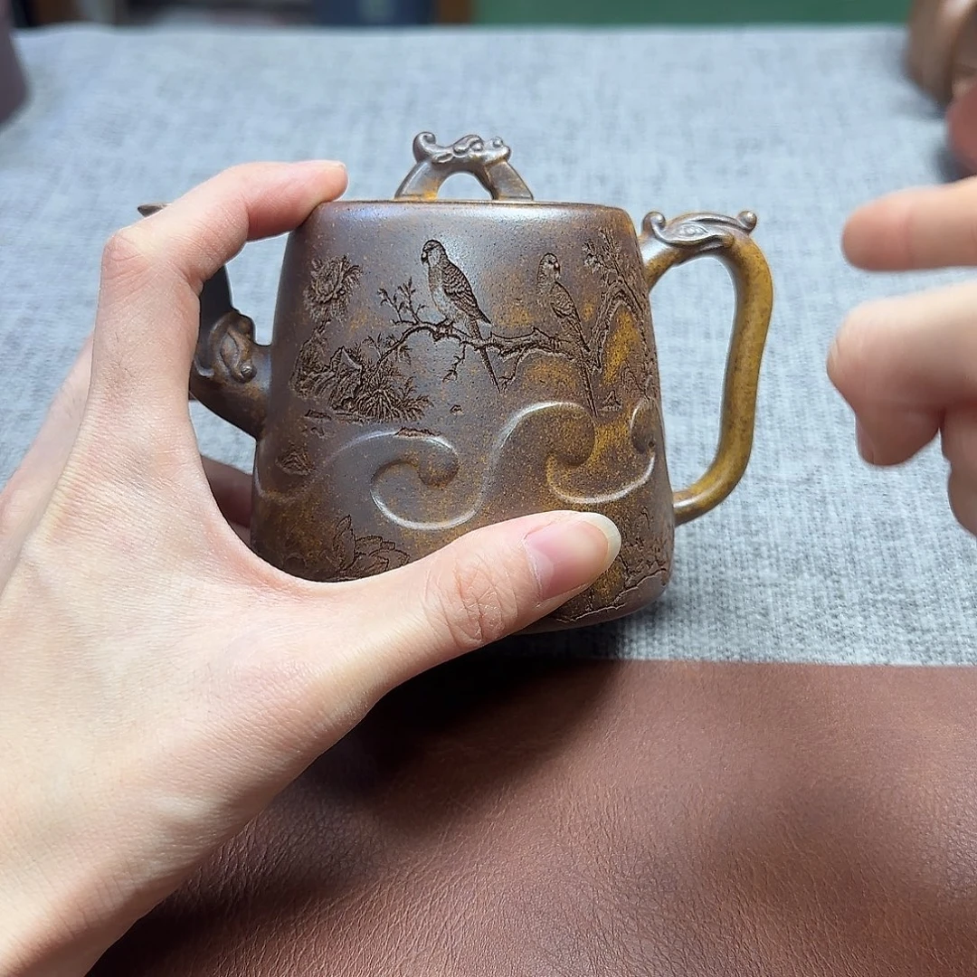 紫砂茶壶民间手艺人全手工制作