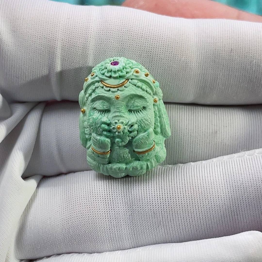 绿松石珠宝奇石未镶嵌