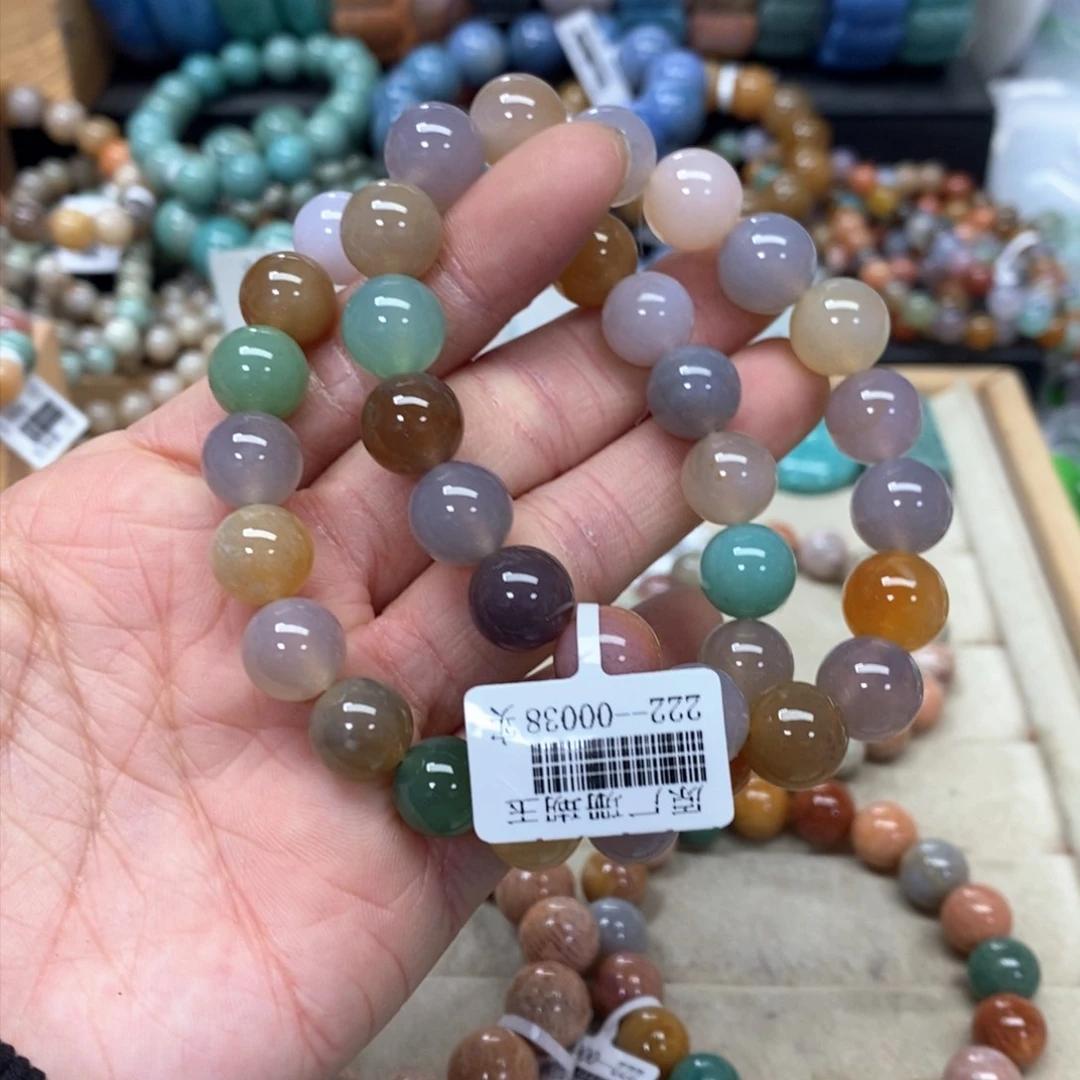 硅化珊瑚（珊瑚玉）手链未镶嵌白*143