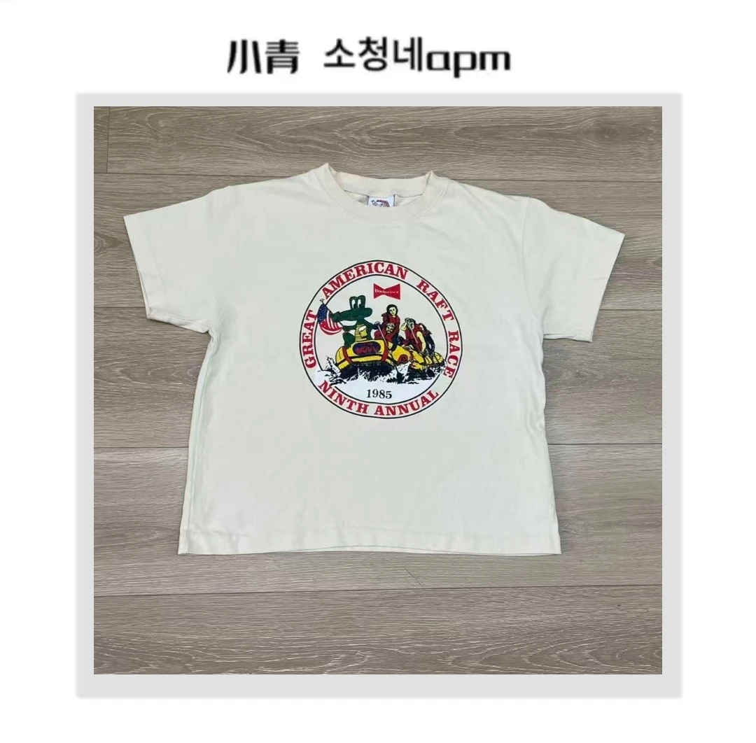 韩国东大门 公鸡/鳄鱼救援小队T恤