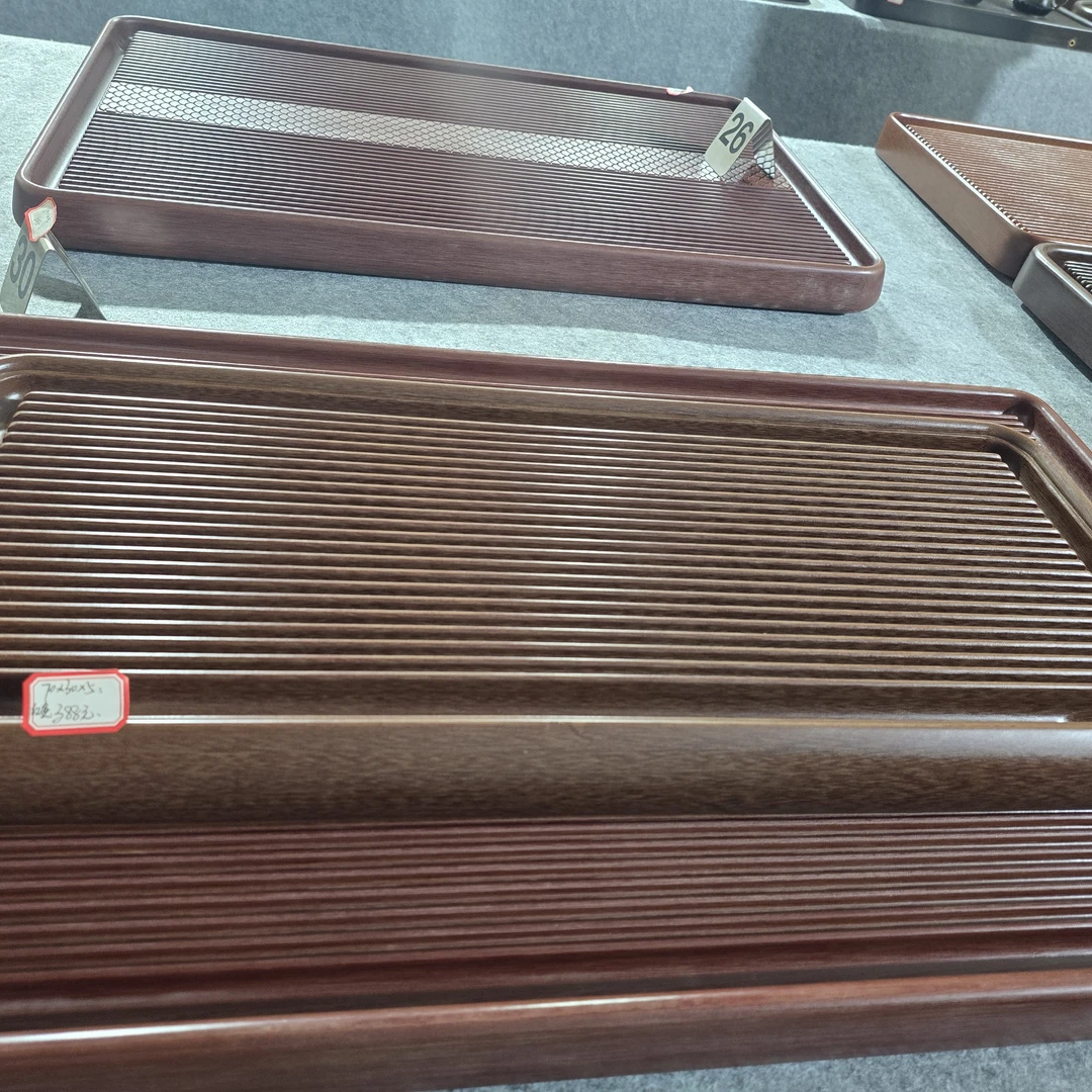 博观70×30×5电木茶盘排水整块家用客厅办公室茶台