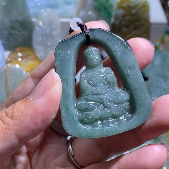 【闪购商品】颈饰未镶嵌翡翠阿咪