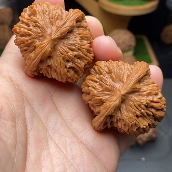 把件文玩核桃烛****a拱桥楼41
