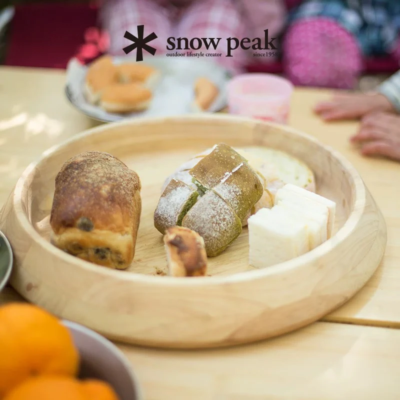 snowpeak雪峰sp户外露营餐盘派对盘组沙拉盘叉勺CS-330/218/219