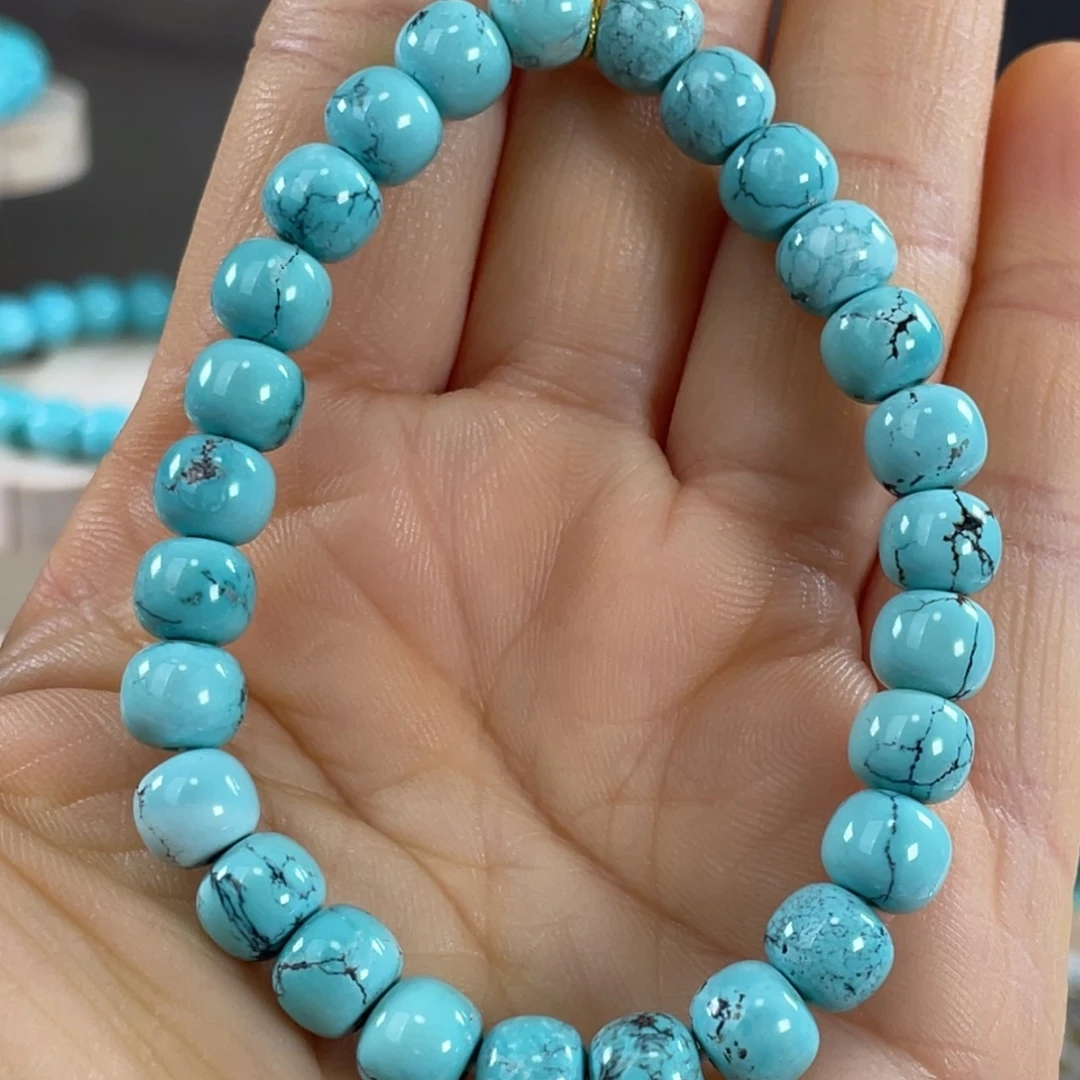 绿松石未镶嵌套链