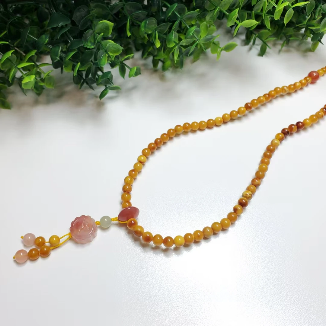 B163【赵小姐】设计款蜜蜡项链