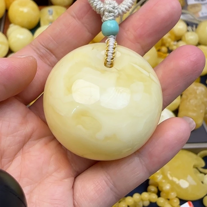 未镶嵌颈饰蜜蜡天然蜜蜡