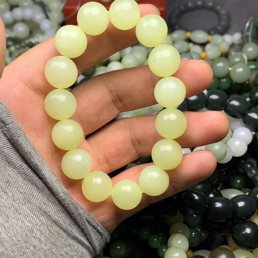 和田玉手链未镶嵌