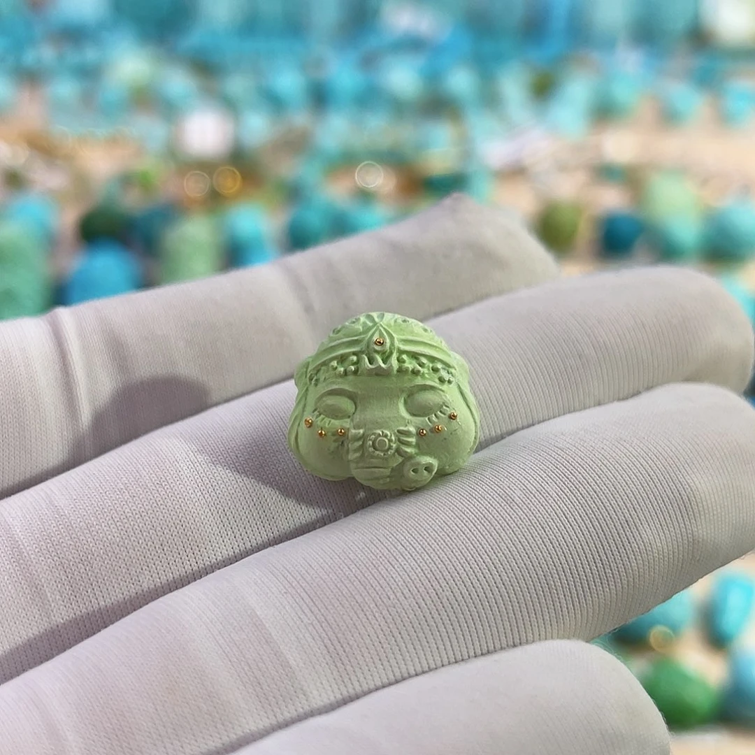 未镶嵌绿松石珠宝奇石