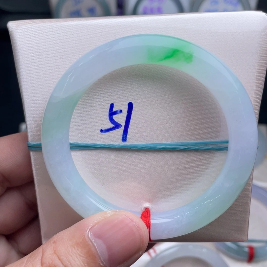 翡翠未镶嵌手镯翡翠手镯66