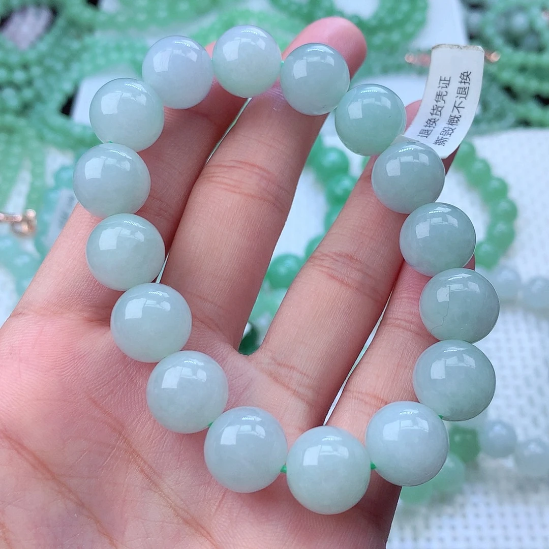 翡翠未镶嵌毛衣链