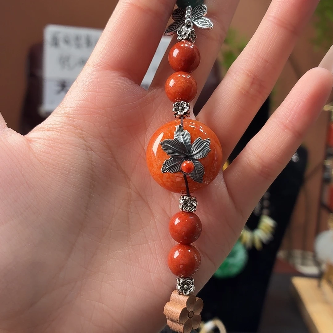 翡翠未镶嵌耳饰手串