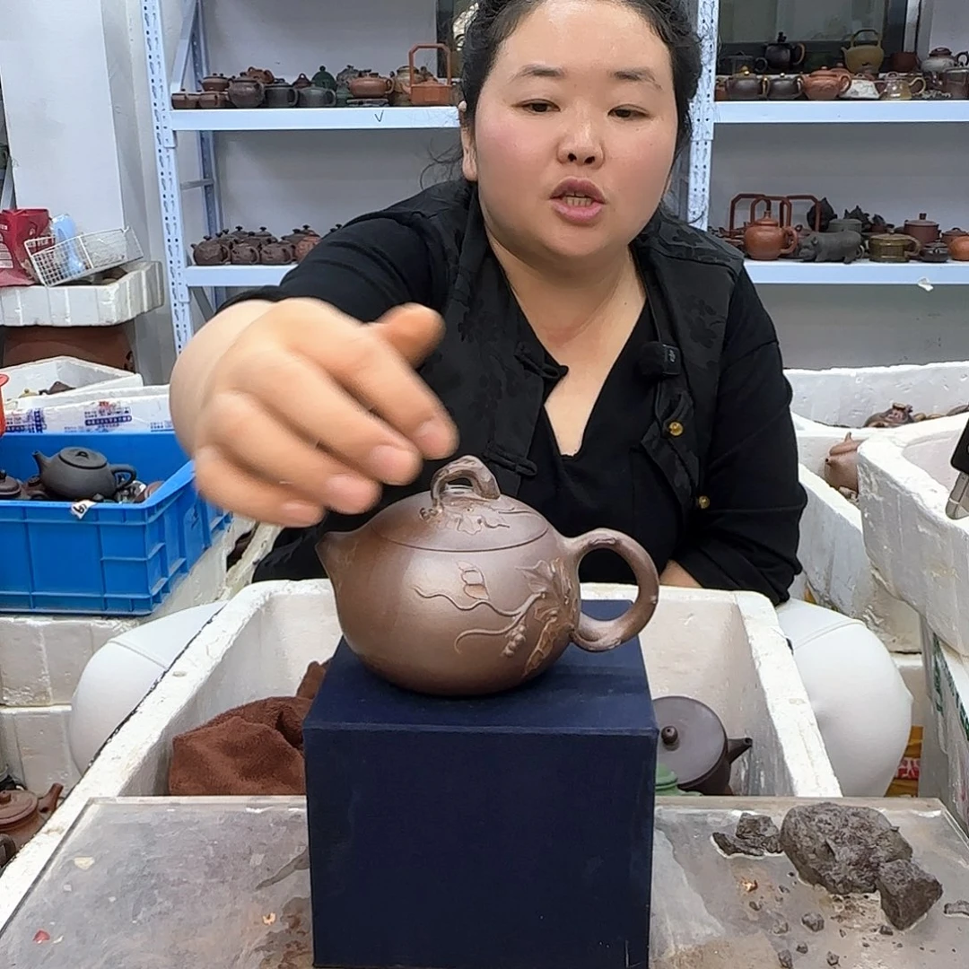 茶壶紫砂宜兴紫砂壶瑕疵