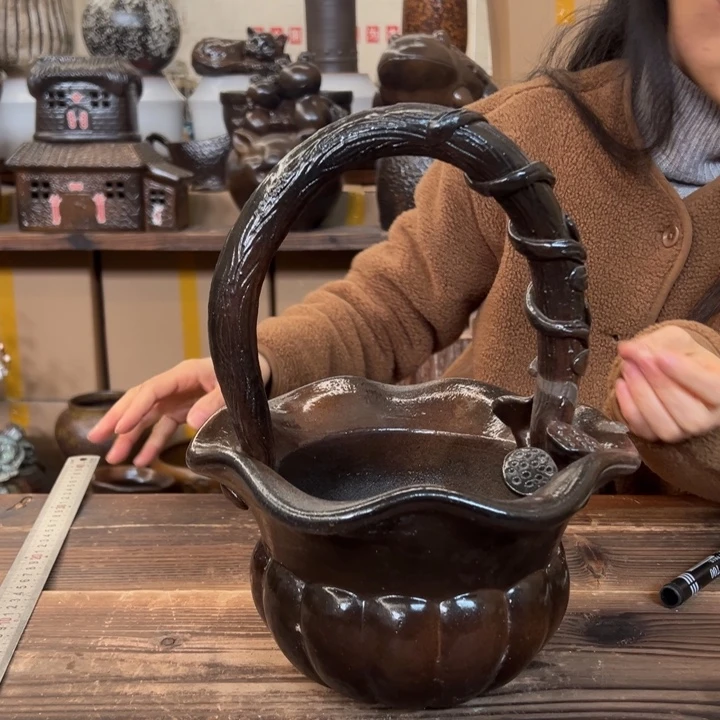 紫砂花盆瑕疵大3544444444444