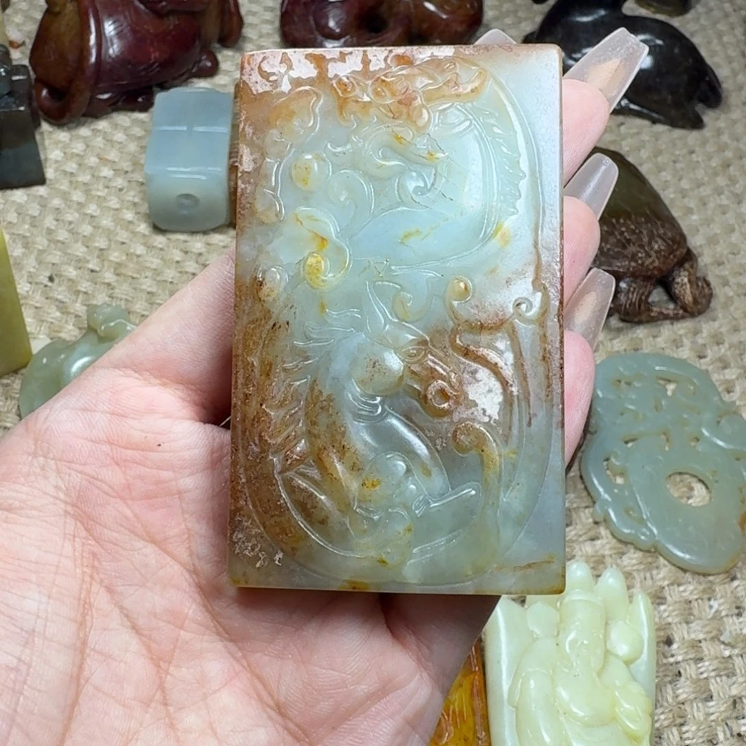 白玉菩提吊坠挂件
