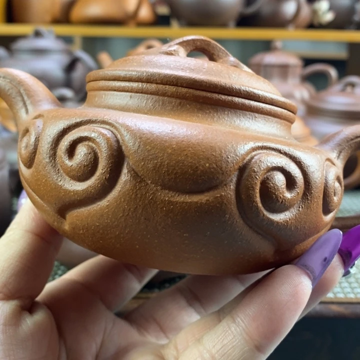 倚***锋茶壶紫砂原矿紫砂壶系列产品