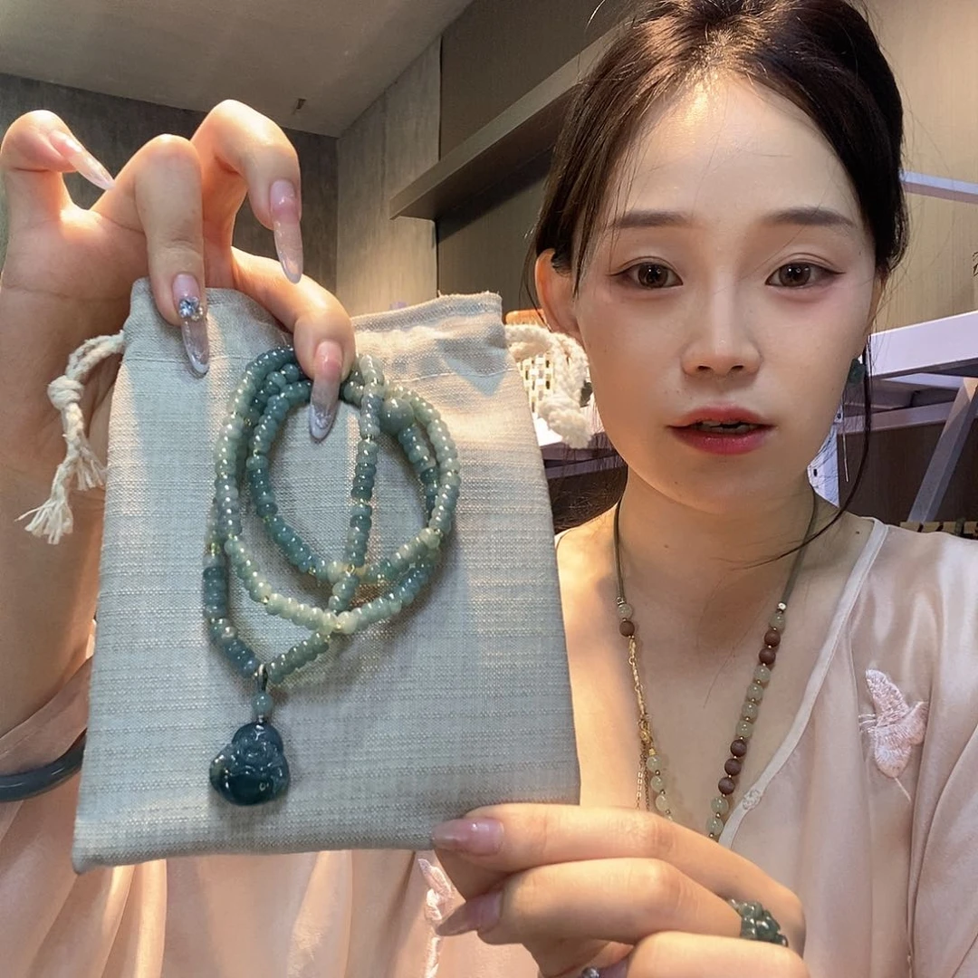 翡翠未镶嵌颈饰11111222222