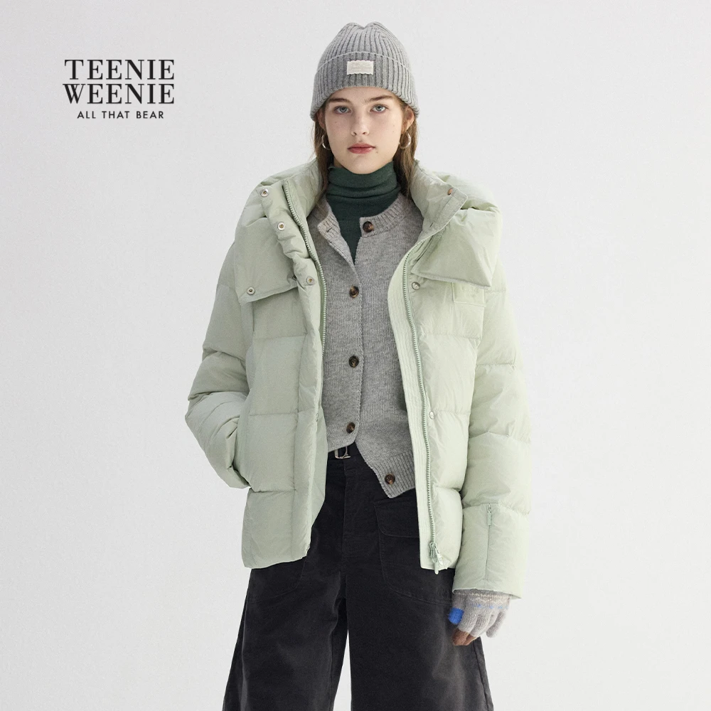 【雅琪绿色外套同款】TeenieWeenie小熊羽绒服可拆卸TTJD254VC5K