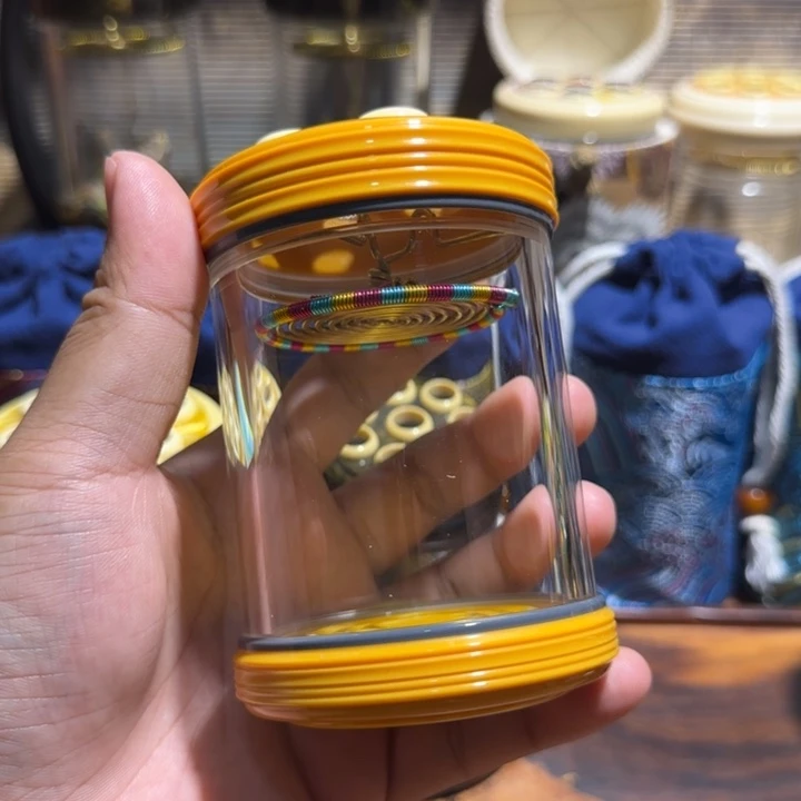 橙色七孔蝈蝈罐+簧