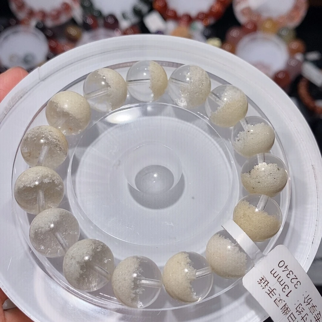 水晶手链未镶嵌F白幽灵13