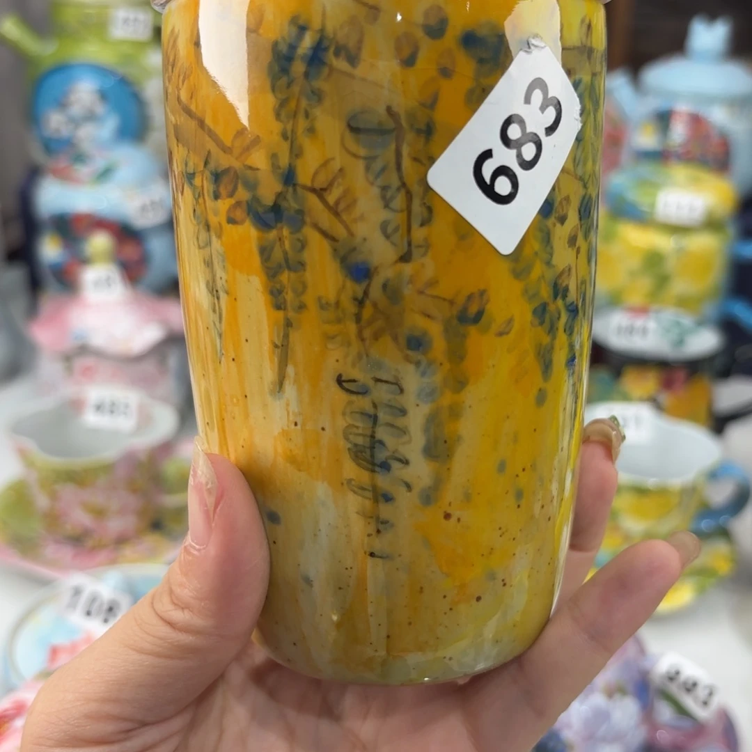 景德镇手绘高温釉下彩陶瓷茶具