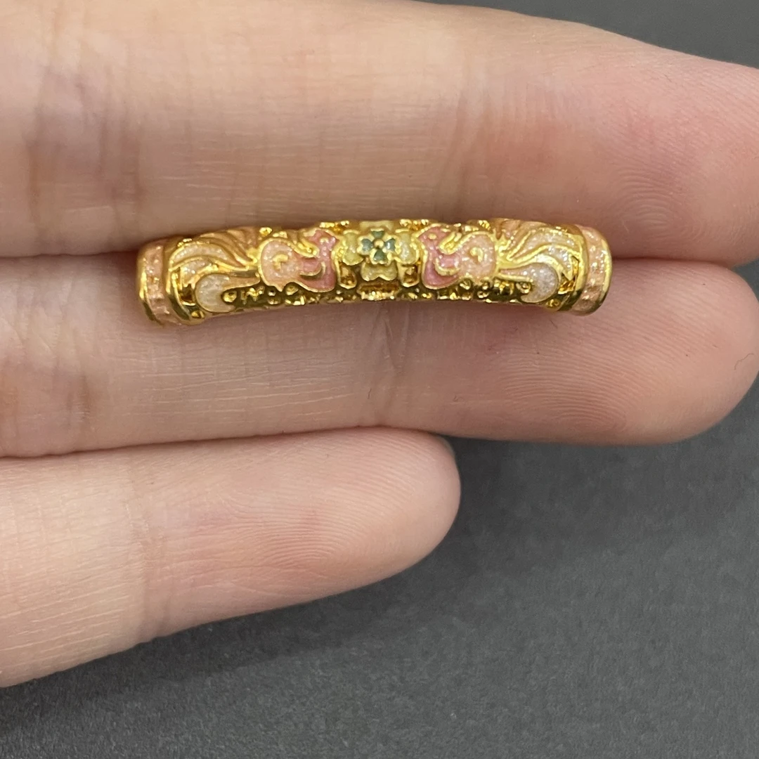 【莹莹专享】足金999 弯管（粉）ZP    0.48 纳金添福