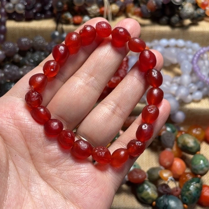 H***儿玛瑙/玉髓合金手链